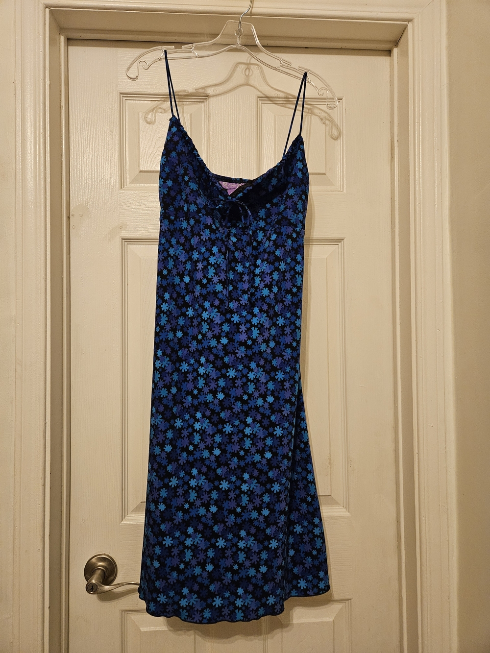 Jolie Blue Floral Midi Slip Dress